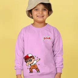 NUSYL Boys Printed Oversized Sweatshirt image 1
