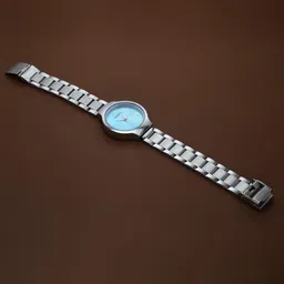VIRAKTI Women Bracelet Style Straps Analogue Watch SAT-09-AQUA BLUE image 3
