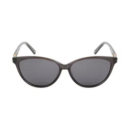 Ted Smith Women Black Lens & Black Cateye Sunglasses with image 2