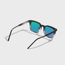 SAM & MARSHALL Unisex Square Sunglasses with Polarised and UV Protected Lens image 4