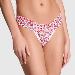 Victoria's Secret PINK Printed Wink Lace Thong Brief 1125591972DU-image-79