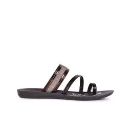 DRACKFOOT Women Textured Open Toe Lightweight One Toe Flats image 5