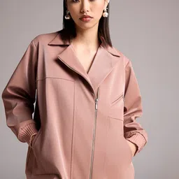 The Dapper Lady Women Leather Tailored Jacket-picture-35