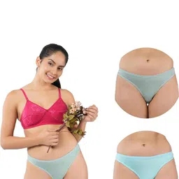 ORLIZEA Women Green & Light Blue Pack of 2 Thongs-image-84