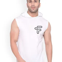 FABSTIEVE Printed Cotton Hooded Gym Vest VK-44B_pt-23 White M-image-64