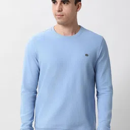 Peter England Casuals Men Self Design Round Neck Pullover Sweatshirt-picture-40