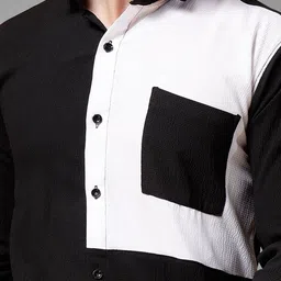 SZN Men Standard Colourblocked Casual Shirt image 3