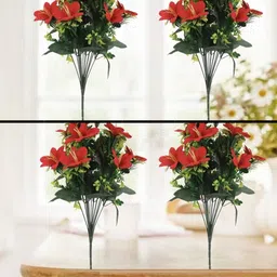 Anandani Fashion Red 4 Pieces Artificial Flower-picture-39