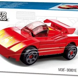 sluban Pull Back Car Piece , Block Bricks Toys , Educational Toy-picture-31