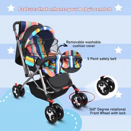 evohome baby pram/Stroller,easy fold ,for new born baby/kids,0-3 years. Twin Strollers & Prams image 4