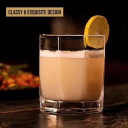 keitsi (Pack of 2) Octagon Rocks Glass with Lead-Free Crystal Glass Set Whisky Glass image 4