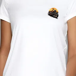 DressBerry Women White Polyester Printed Tshirts-picture-38
