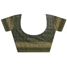 Libas Floral Printed Saree With Blouse Piece image 4