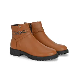 El Paso Women Platform Heeled Chelsea Boots image 2