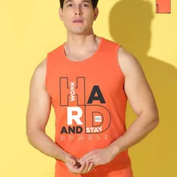 WOOSTRO Men Pack of 2 Typography Printed Round Neck Slim Fit Printed T-shirts-image-62