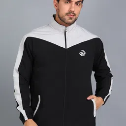 GNOCKFACE Men Colourblocked Lightweight Training or Gym Sporty Jacket-image-77