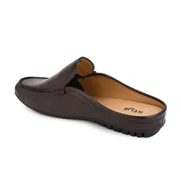 Styli Men Faux Tanned Leather Mules image 3