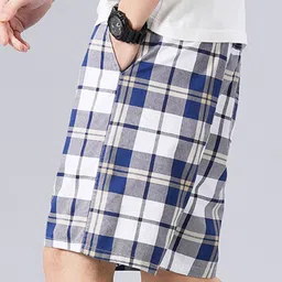 StyleCast x Revolte Men Checked Technology Shorts image 4