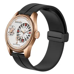 DOUBLERUN Unisex Dial & Bracelet Style Straps Analogue Chronograph Watch H05N19015 image 2