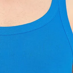 John Players Cotton Ribbed Scoop Neck Innerwear Vests JVT003M08S image 2