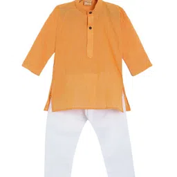 NIRVAAN Boys Regular Pure Cotton Kurta with Pyjamas image 1