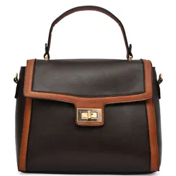 FOR THE BEAUTIFUL YOU PU Structured Satchel with Fringed image 5