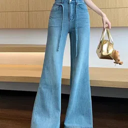 StyleCast x Revolte Women Mid-Rise Light Fade Flared Jeans-picture-28