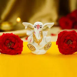 Ekhasa White Religious Idol Showpiece-picture-37