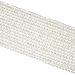 zilzaa 6mm White Pearl 500 pcs-For jewelry making image 1