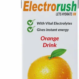 electrorush PLUS Orange Ready to Drink Oral Rehydration Contains Electrolytes | Pack of 15 Energy Drink-picture-23
