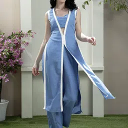 Athena V Neck Tunic With Trousers Co-Ords image 4