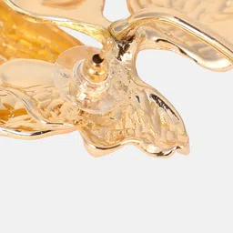 SOHI Gold-Plated Withering-Petal Ear Cuff Earrings-image-71