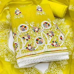 KIMISHA Embroidered Unstitched Dress Material-picture-13