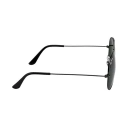 Ted Smith Unisex Green Lens & Gunmetal-Toned Aviator Sunglasses with image 2