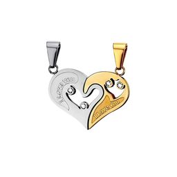 J.S ENTERPRISES Heart Shaped Pendants with Chains-picture-5