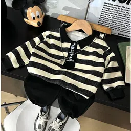 Xsole Boys Striped T-shirt with Trousers-picture-55