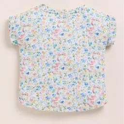 COT & CANDY Unisex Pack of 2 Organic Cotton Half sleeves Round Neck Regular Printed Top image 3