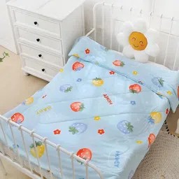 Baby Station Blue Printed Mild Winter 350 GSM Dohar-picture-20