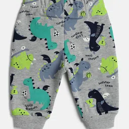 Chicco Boys Printed Relaxed Regular Fit Mid-Rise Trousers image 3