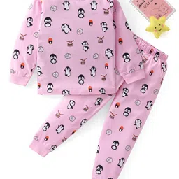 BLUSHES Unisex Kids Printed T-shirt with Pyjamas-picture-42