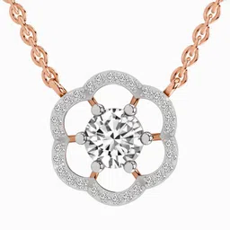 Sparkles Lab Grown Diamond 14kt Rose Gold Pendant-picture-25