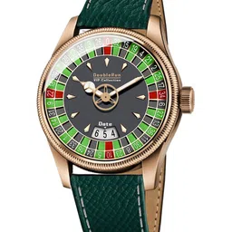 DOUBLERUN Men Dial & Leather Bracelet Style Straps Analogue Watch H05N12012 image 4