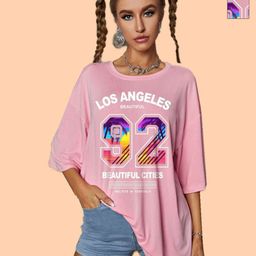 Christy World Women Printed Extended Sleeves Applique T-shirt-picture-1