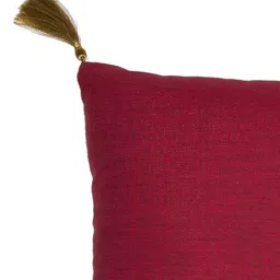 MASPAR Red Cotton Medium Square Cushion Cover image 3