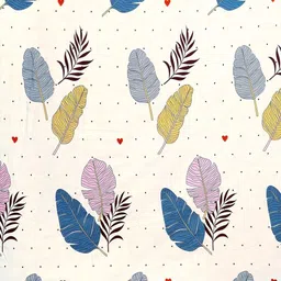 Homybees Off White 220 TC Single Bedsheet with 1 Pillow Covers image 5