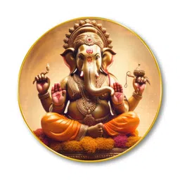 SAF Gold-Toned MDF Religious Wall Paintings image 4