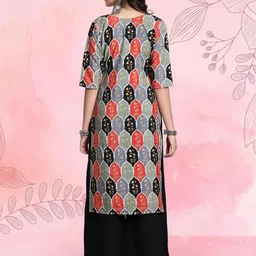 Ethnic basket Women Pack Of 2 Multicoloured Crepe Kurtas image 5