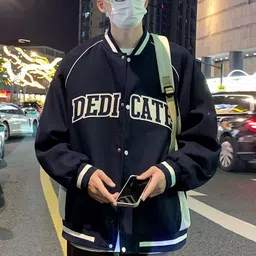 HERE&NOW Men Mock Collar Solid Bomber Jacket-picture-23