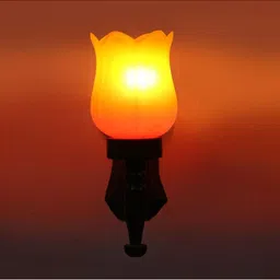 1ST TIME Orange & Brown Wood Traditional Wall Lamp-picture-33