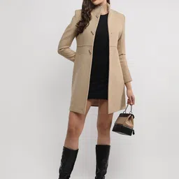 protex Wool Solid Coat For Women image 1